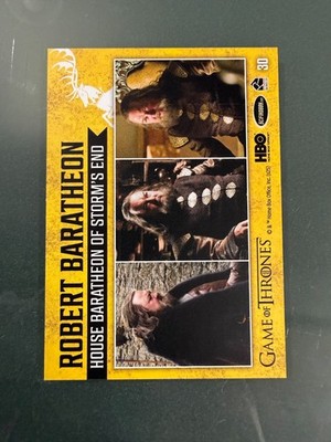 Robert Baratheon 2025 Rittenhouse Game of Thrones #30 Card | eBay Robert Baratheon 2025 Rittenhouse Game of Thrones #30 Card | eBay