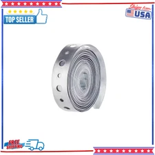 3/4in. x 25ft. 28-Gauge Galvanized Pipe Hanger Strap Corrosion Resistance 1-Pack