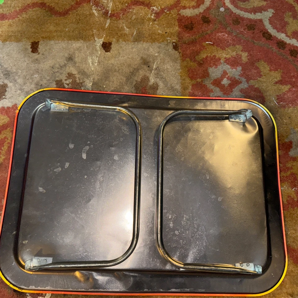 Bandeja de cena de TV de metal Mirage 1988 Teenage Mutant Ninja Turtles (TMNT) de colección Foto 3 de 4