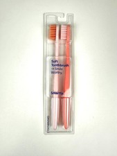 Smartly Soft Adult Toothbrush - Smile Worthy - Pack of 2 Pink