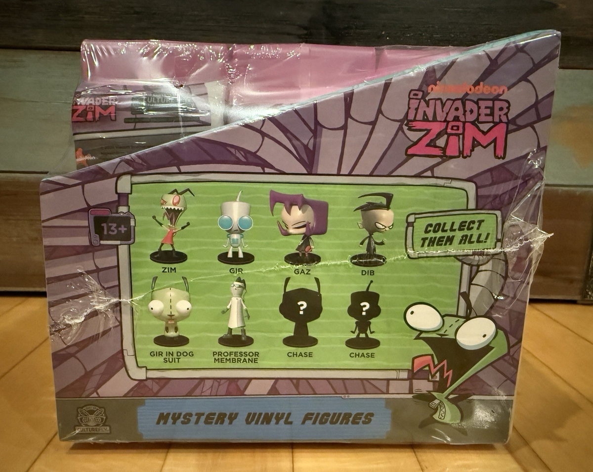 New Culturefly Invader Zim Mystery Mini Vinyl Display Case of 12