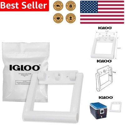 White Igloo Cooler Handle & Bracket 72 Quart Ice Chest Carrying Pull Part