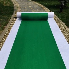 Grass Green Aisle Runner Carpet Rug - 24"x50' Wedding/Party/Event Walkway Decor