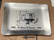 House Of Uniforms 1960-1985 25 Years Anniversary 5"Tin Ashtray *Pre-Owned* pp1