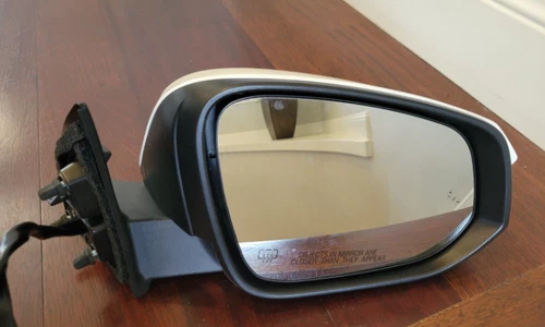 NEW PEARL WHITE Mirror FITS 14-19 Toyota Highlander RH Passenger LIMITED