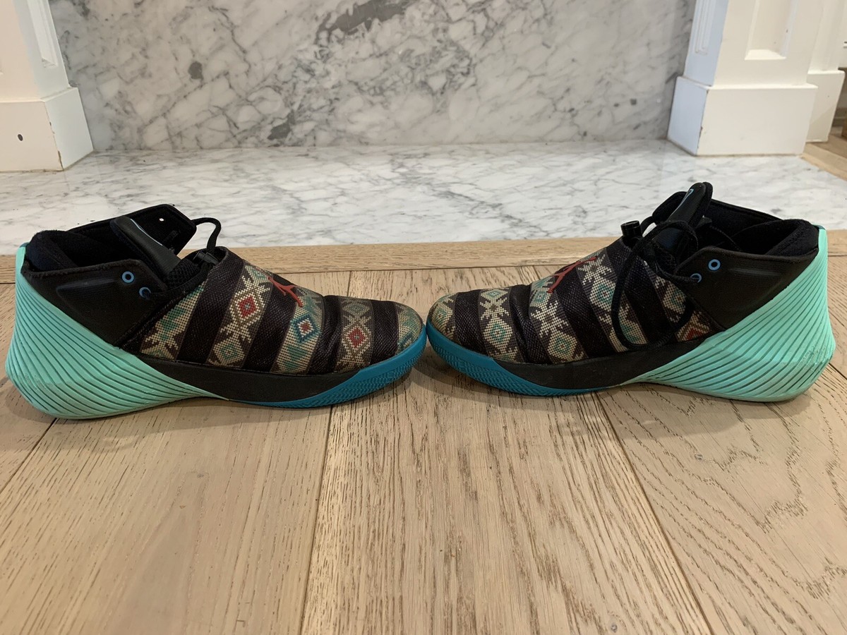 Nike Air Jordan's Why Not?' ZER0.1 Low N7 Aztec Pattern Size 7.5