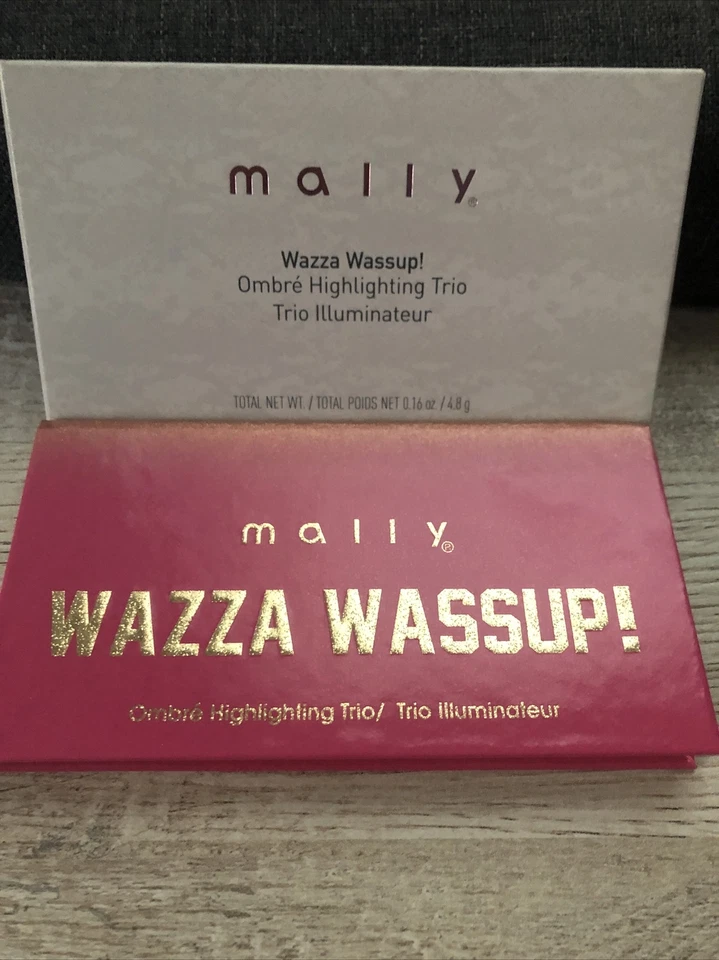 Mally Mallywood Wazza Wassup! Ombre Highlighting Trio .16 OZ NUEVO SELLADO PRECIO DE VENTA SUGERIDO POR EL FABRICANTE $32 Foto 2 de 4