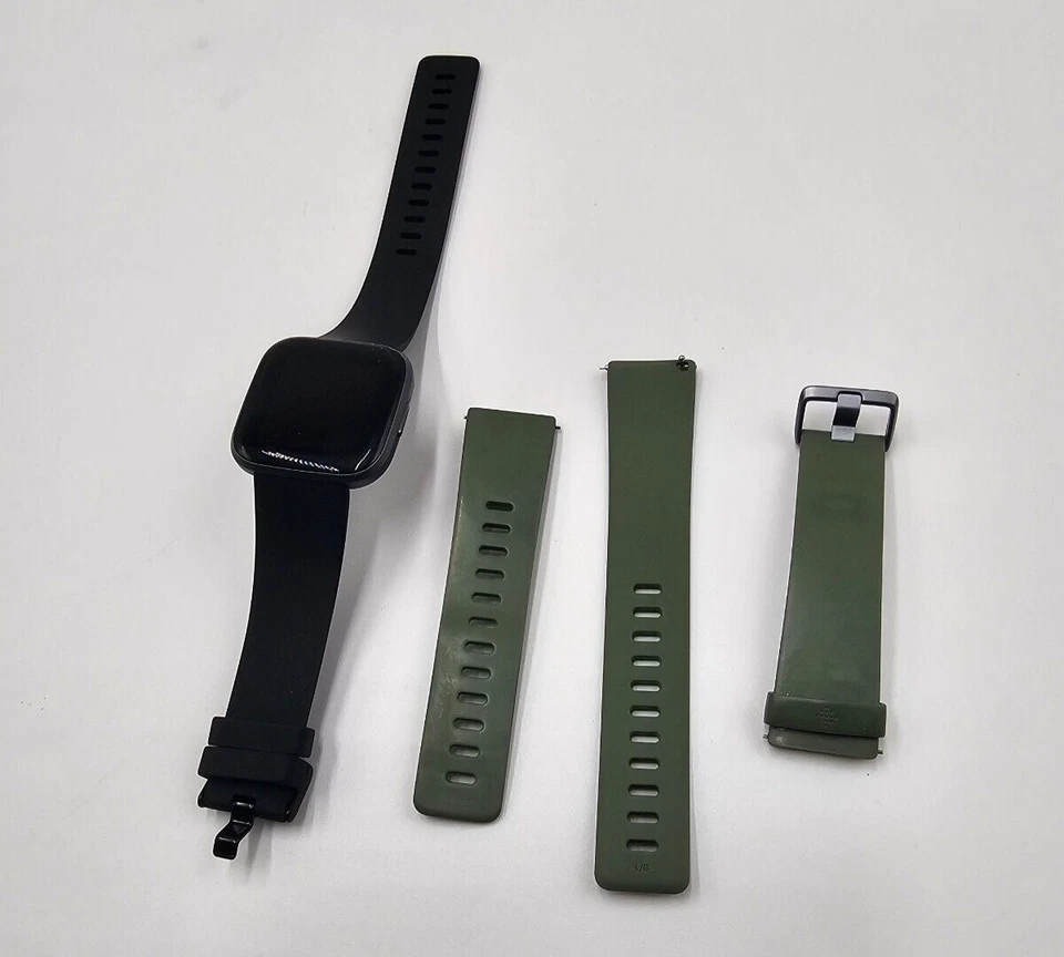 Fitbit Versa 2 SmartWatch Activity Fitness Tracker Schwarz DEFEKT - Bild 2 von 4