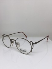 Vintage Jean Paul Gaultier JPG 55-3178 Eyeglasses Antique Gold Japan 90s 48mm