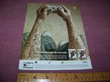 Vintage Video Game Ad From Magazine 2008 "NHL 2K9" 2K Sports