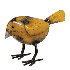 NEW PRIMITIVE CHICK RECYCLED METAL  6"T x 3.75"W x 2.75"D Aged Rustic FARMHOUSE