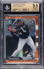 2019 Bowman Chrome Orange Refractor Eloy Jimenez  /25 BGS 9.5 Rookie Card RC