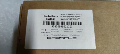 Original PORSCHE Cayenne 92A Abdeckleiste links aluminium Chrome 
