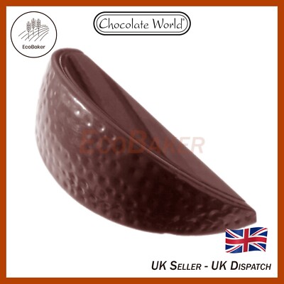 CW2032 Chocolate World Professionelle Polycarbonat Schokolade Orange Scheibe Form