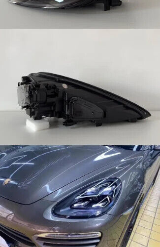 Porsche Cayenne 958 Noir Matrix LED Phares Avec DRL Jour pour 2011 À 2017 - Photo 11 sur 18