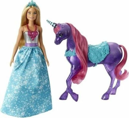 Barbie Dreamtopia Fashion Doll Purple Sparkle Unicorn