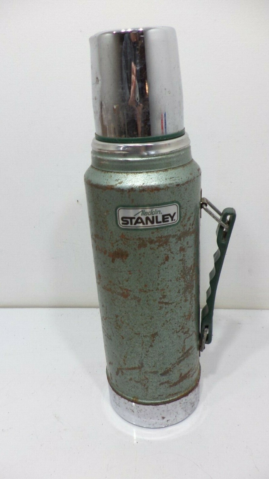 VINTAGE ALADDIN STANLEY THERMOS No. A944DH UNBREAKABLE STEEL QUART USA CUP MUG eBay