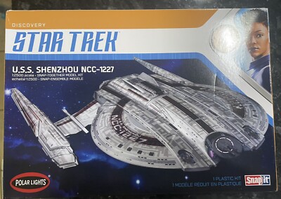 Polar Lights 1/2500 Star Trek USS Shenzhou 2T Snap PLL967M Plastic Models Open B