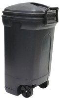 Plastic Garbage Can Heavy Duty Trash Recycling Wheeled Waste Container 34gal Plastic Garbage Can Heavy Duty Trash Recycling Wheeled Waste Container 34gal
