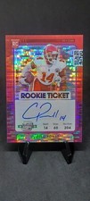Cornell Powell 21 Contenders Optic Rookie Ticket Auto #142 Purple Pulsar #12/21