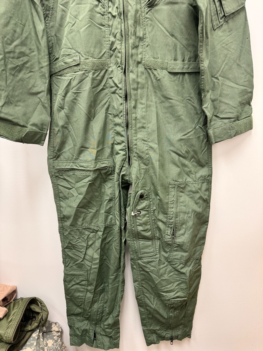 NEW GENUINE US AIR FORCE GREEN NOMEX FIRE RESISTANT FLIGHT SUIT