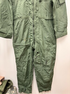 NEW GENUINE US AIR FORCE GREEN NOMEX FIRE RESISTANT FLIGHT SUIT