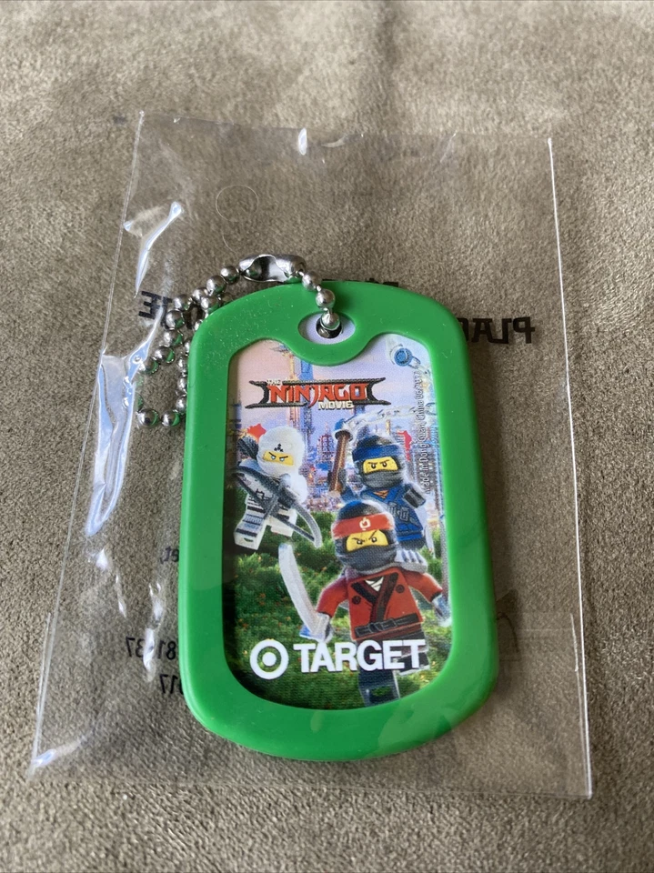 Etiqueta de perro de la película Lego Ninjago exclusiva de Target 06/2017. Edición limitada. Nuevo en paquete Foto 2 de 4