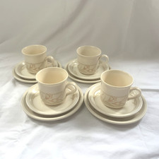 Biltons Coloroll Spring Bouquet Trio Sets x 4 Cups Saucers Side Plates Crocus