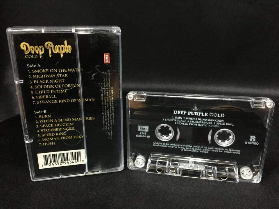Deep Purple Gold Cassette Tape (EMI Thailand 2000) Foto 3 de 3