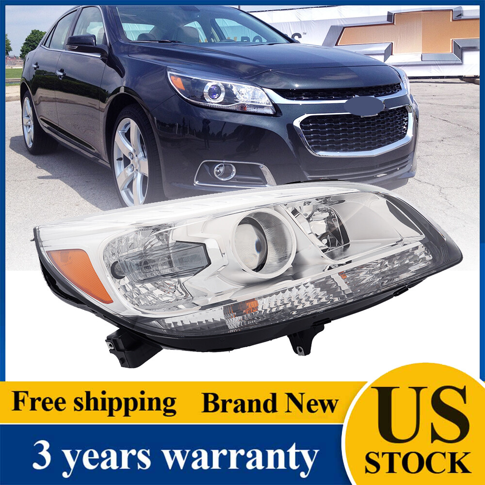 1PCS For 2013 2014 2015 Chevy Malibu LT Projector Headlight Right Passenger Side
