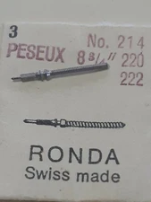 Peseux 220,222 Winding Stem X 1 Swiss Made Old New Stock Free Post