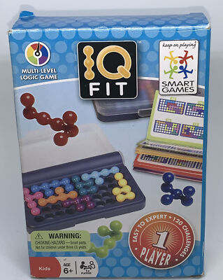 IQ Fit Multi Level Logic Game by Smart Games Brain Game (B2)
