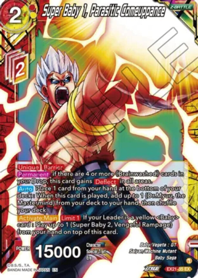 NM-Mint DBS:M Super Baby 1, Parasitic Comeuppance - EX21-35 - EX