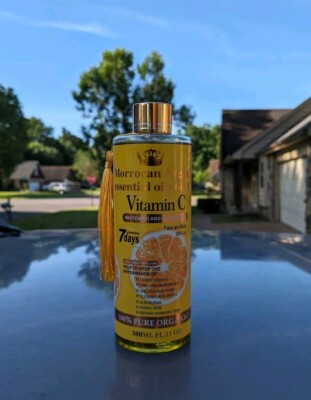 Morrocan Argan Essential Oils 6 In 1 Vitamin C Whitening Glowing Oil Spf 45 