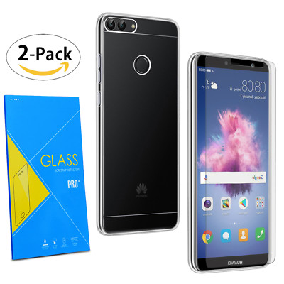 Ultra Transparent Gel Schutzhülle & 2 X Brille Für Huawei P Smart P8 P10 P20 Pro