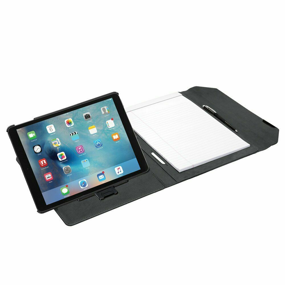 Etui iPad Pro Fellowes 8203601 Deluxe Noir - Protection intégrale pour tablette 12.9 pouces