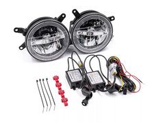 For 2005-2009 Ford Mustang Gt Halo Drl Led Fog Light Grille Daytime Running Lamp