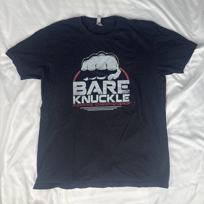 Bare Knuckle Fighting Championship BKFC T-Shirt Black Gray Red Mens L