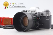  MINT w/Hood Canon AE-1 35mm Film Camera New FD NFD 50mm f/1.4 Lens From JAPAN