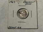 1963 Roosevelt Silver Dime 90% Silver Choice Uncirculated US Coin