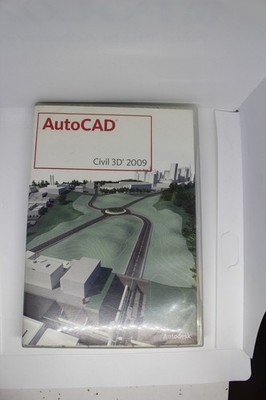 AutoCAD civil 3d 2009 software including vault & desktop companion