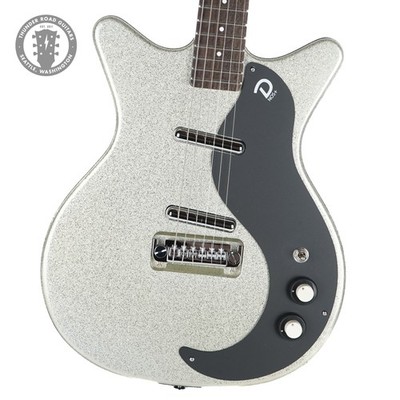 New Danelectro 59 Mod NOS+ Silver Metalflake