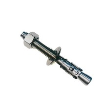 Mighty Fasteners Wedge Anchors &ndash; Heavy-Duty 304 Stainless 3/8" X 3", silver