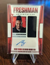 Bijan Robinson Rookie Jersey Auto #61/99