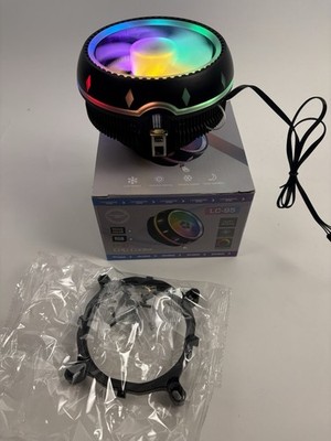Intel AMD RGB Heatsink Fan Cooler CPU 1700 755 1155 1200 AM3+ AM4 88W MCC