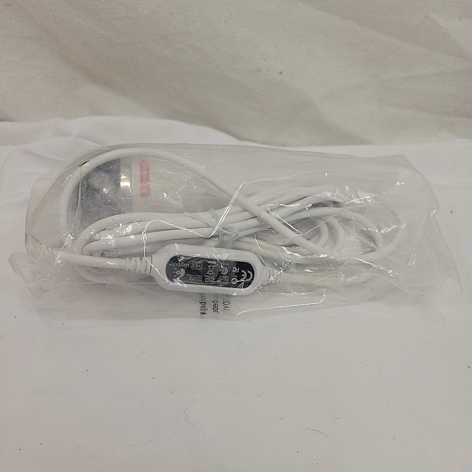 Konami Logitech Microphone USB Mic E-UR20 for Wii Xbox 360 PS2 PS3 White New - Image 4 of 4