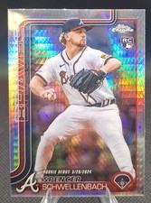 2025 Topps Chrome Update Series - Spencer Schwellenbach #USC132 Prism Refra (RC)