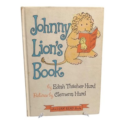 Vtg I Can Read Books Level 1 Johnny Lion's Book by Edith Thacher Hurd 1965 Sweet