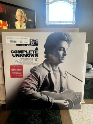 Timothee Chalamet - A Complete Unknown Original Soundtrack - Red Vinyl LP SEALED