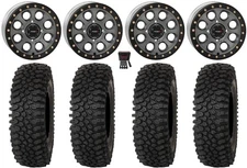System 3 SB-7 15" Wheels Ti (4+3) 33" Roctane ST Tires RZR Turbo S / RS1